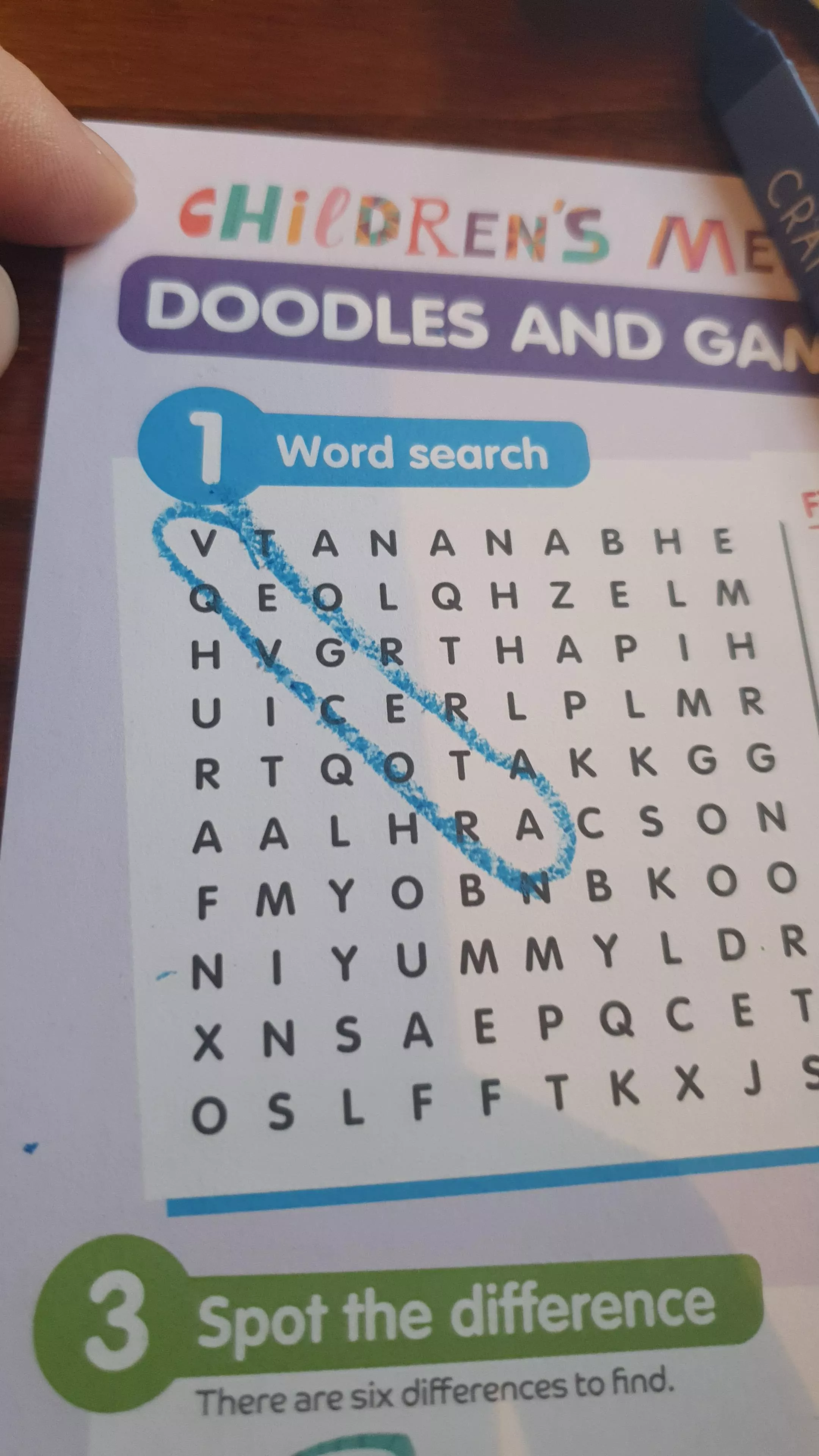 Found vegeta in a word search with my nephew