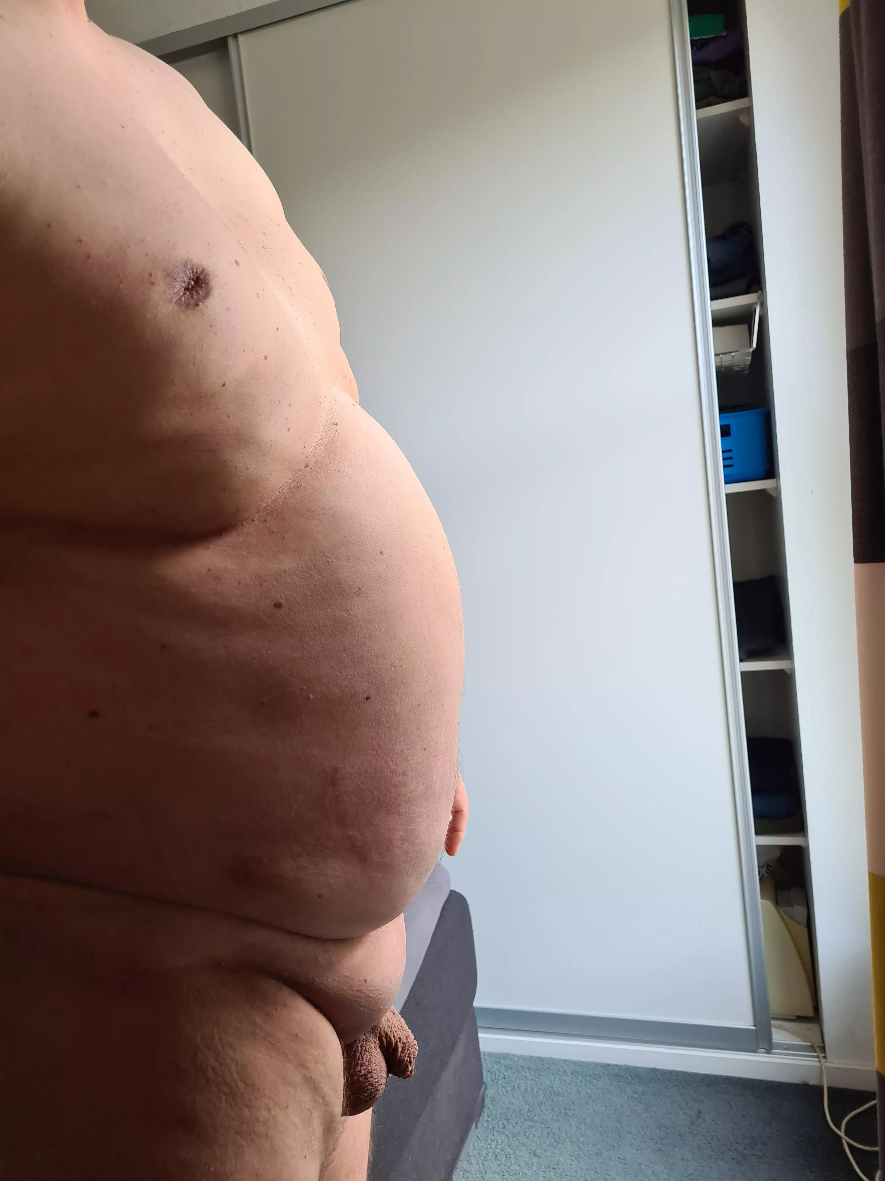 fresh out of the shower