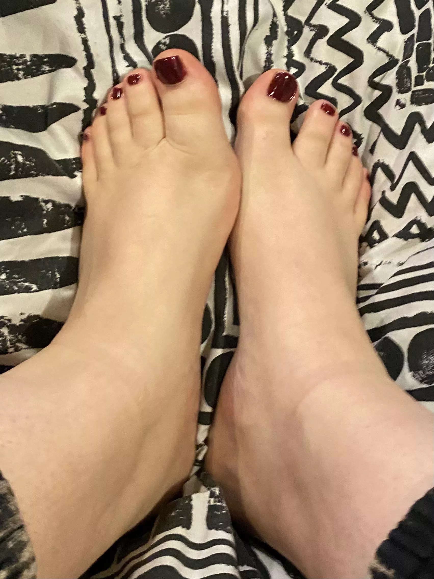 Freshly done toes