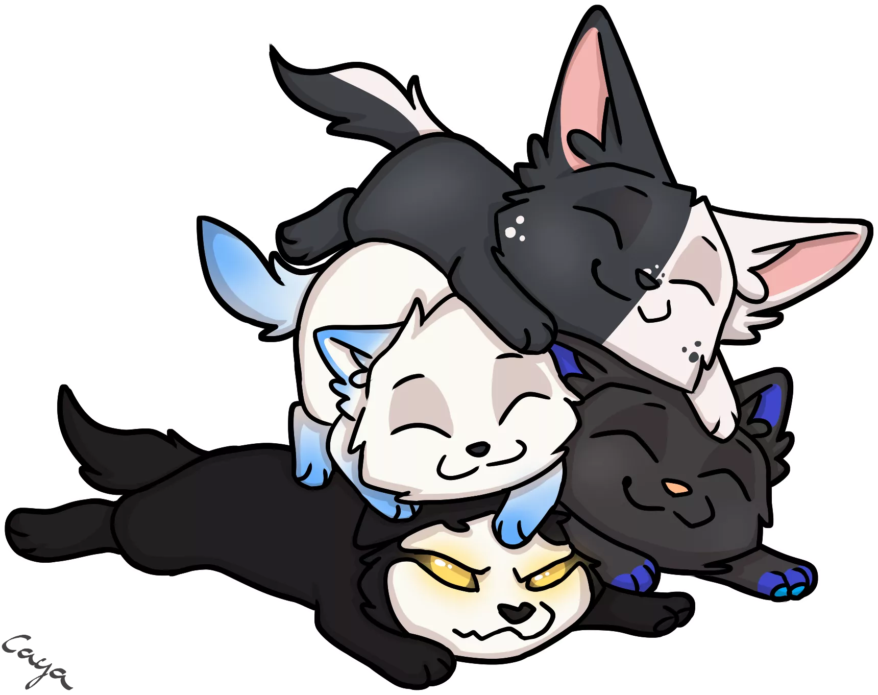 Friendpile! ❤️ @CayacalCaracal