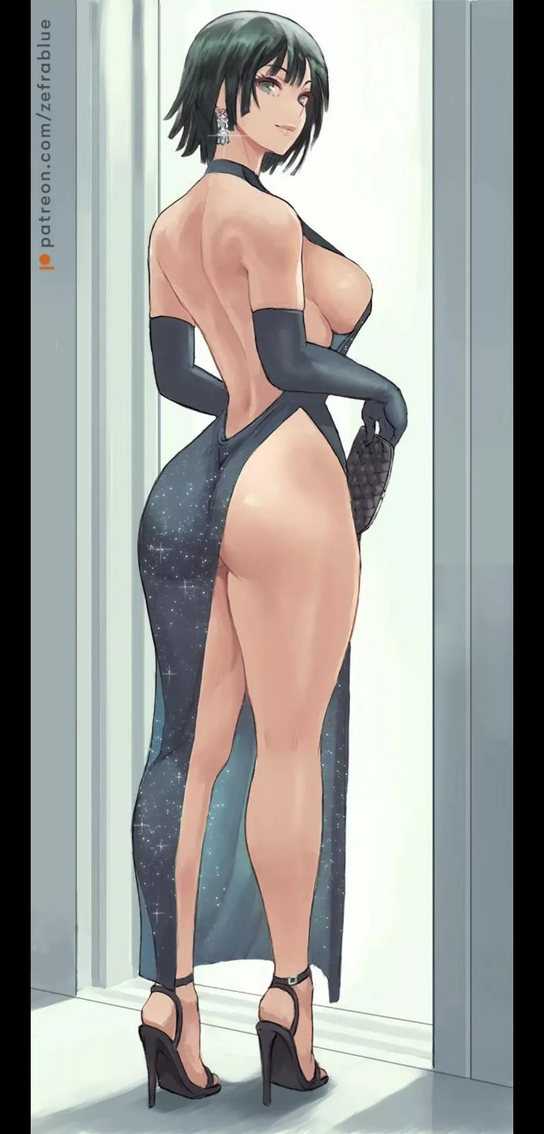 Fubuki in her gorgeous dress