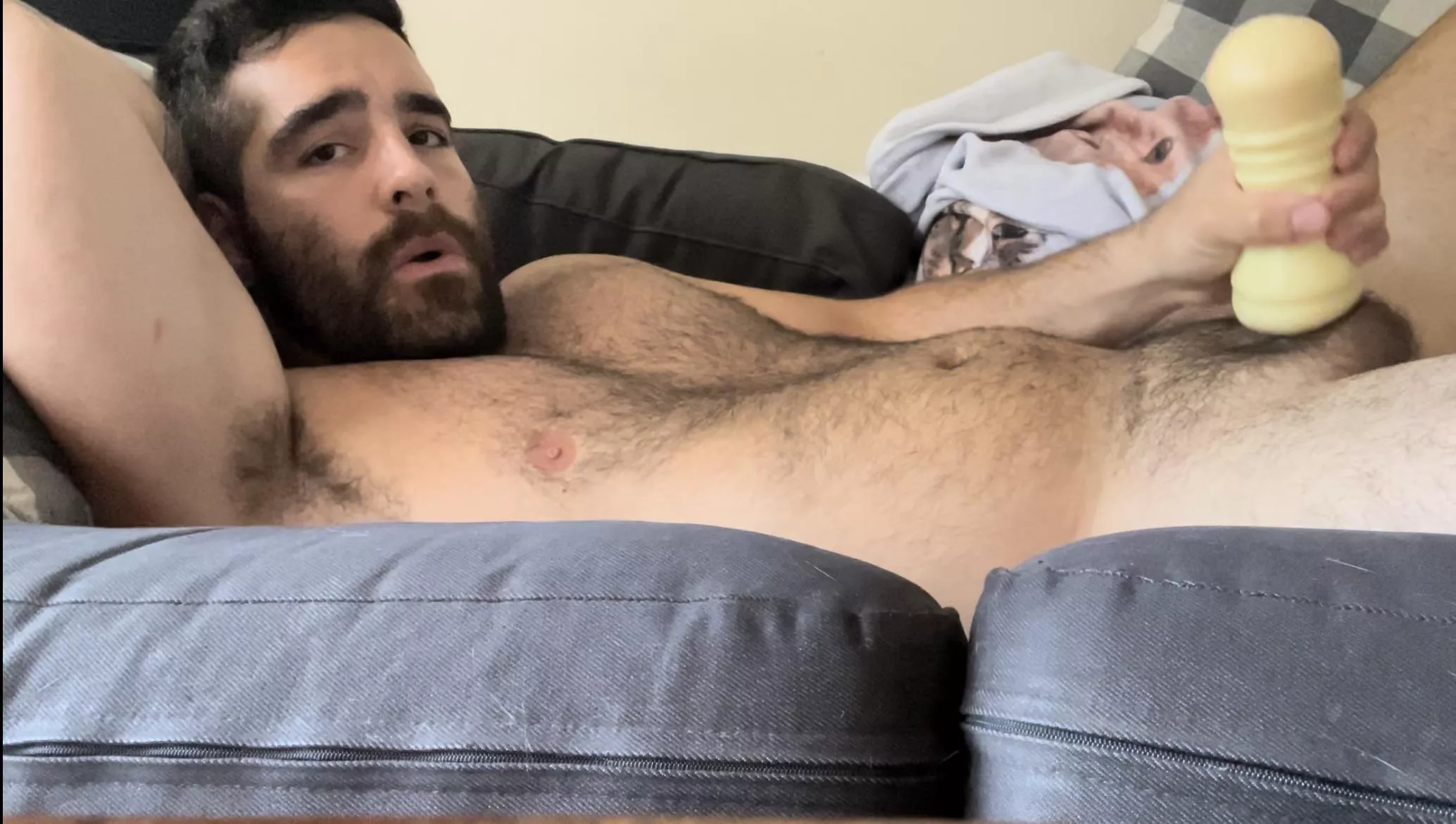 Fucking my toy after a long day at work!