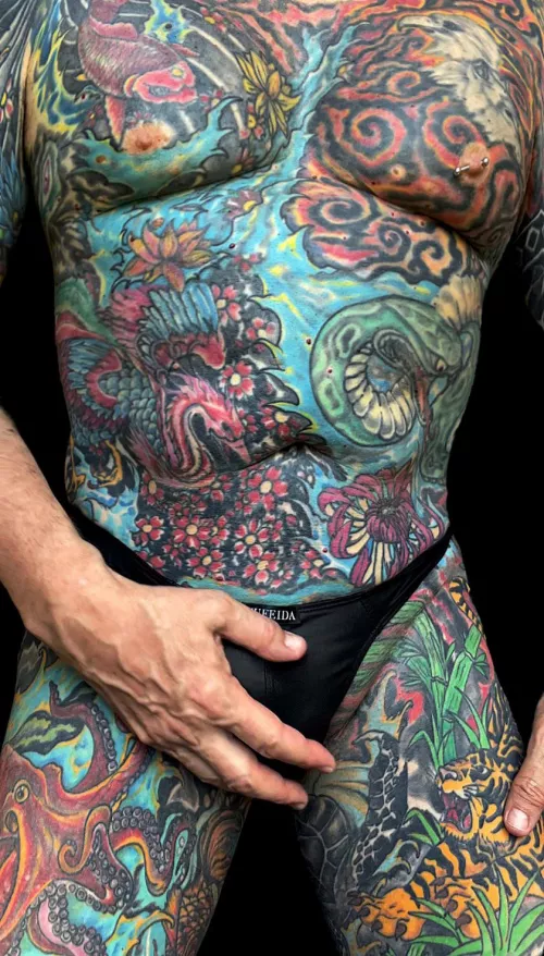 Full body tattoo