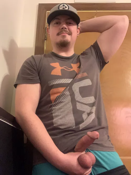 Full of cum and ready to be drained. Come on, don’t be shy ;)