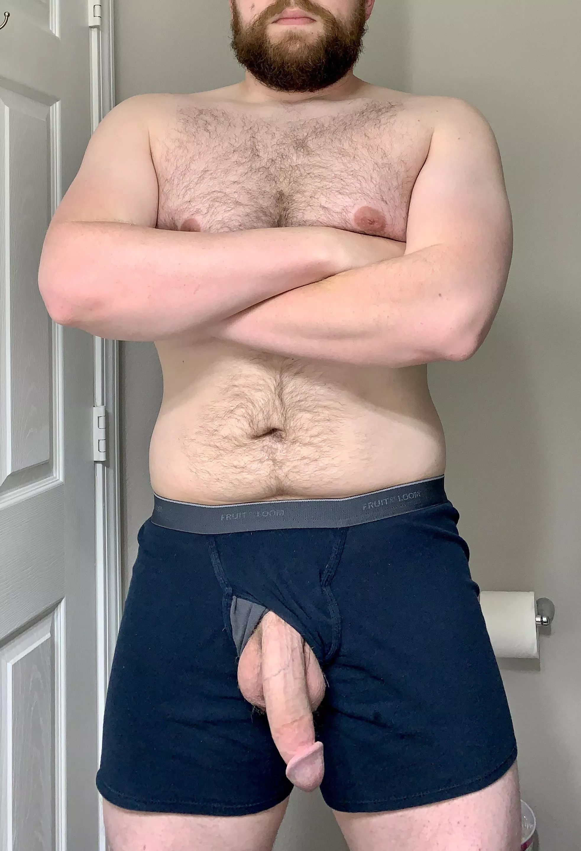 Full on Dad Bod.