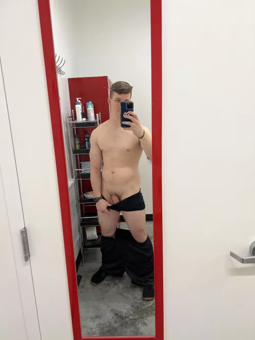 Getting naughty just before my fitness class 😉