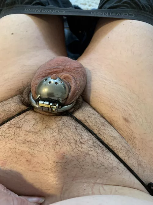 Girlfriend has left me locked hopefully I’ll see her next weekend