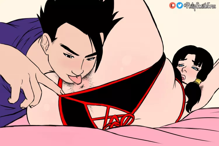 Gohan prepares Videl’s asshole (PhilipSmithEros)