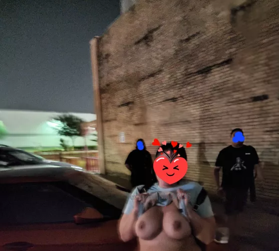 got caught! [f]