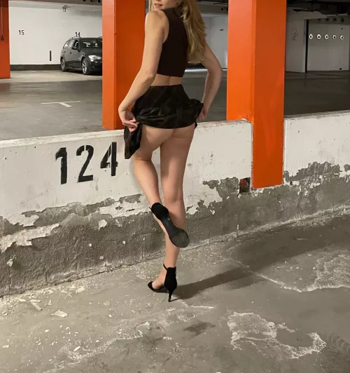 Got naughty in the parking garage today! 😈