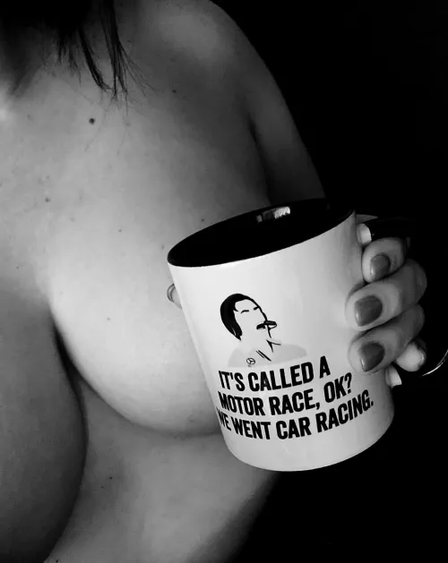 grab me a refill before the race starts 🏎