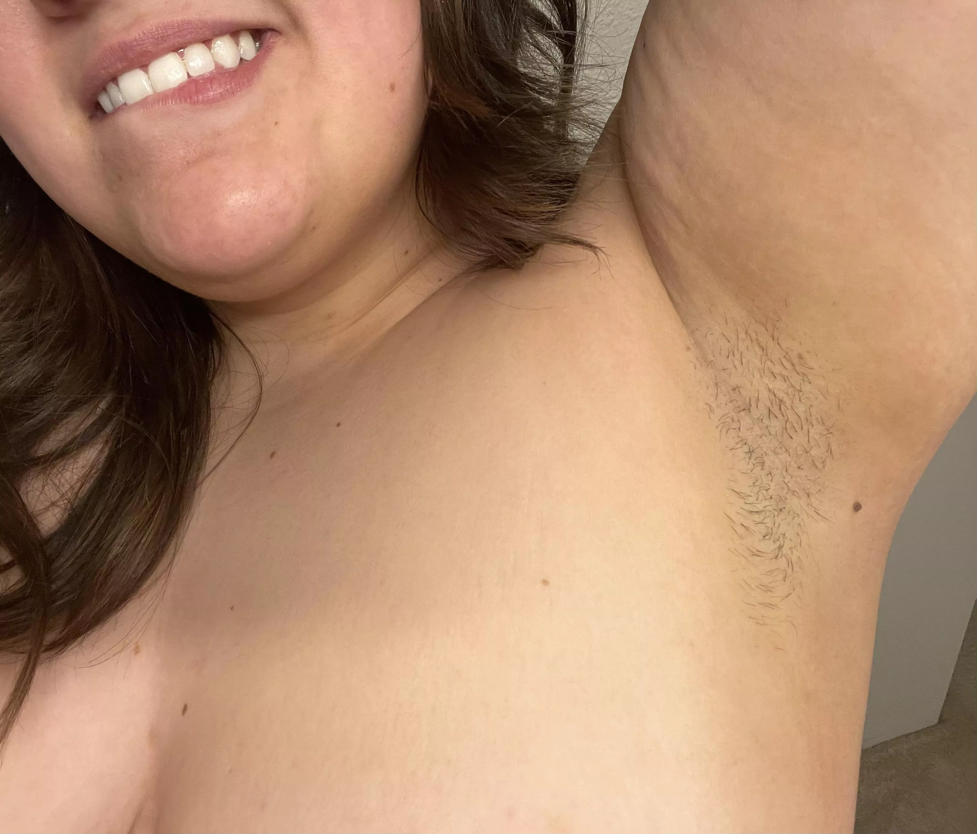 Growing out my armpit hair…