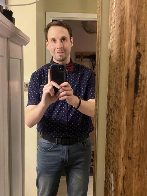 Guess who got a new bowtie! Go on, guess!