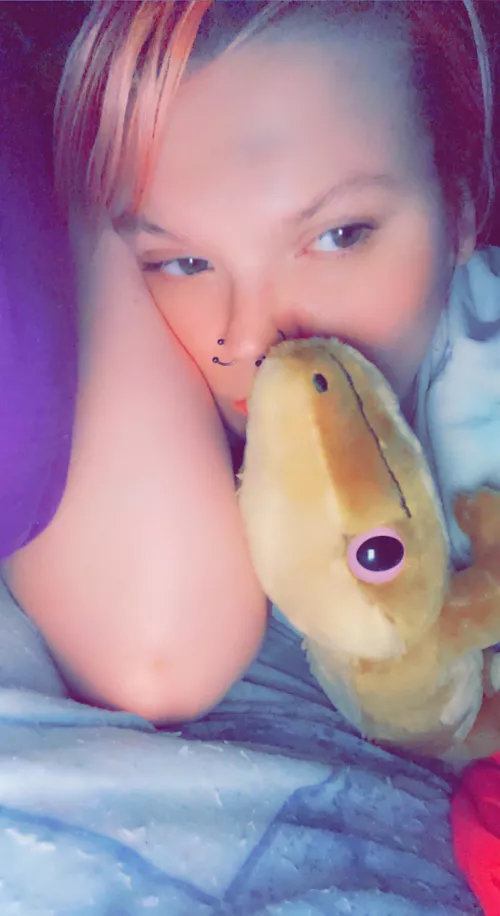 Had a crappy day 😞ready to snuggle my stuffies and sleeps….