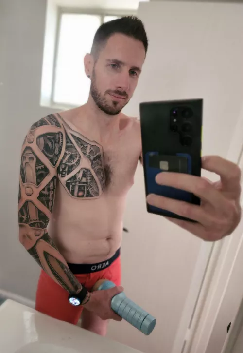 Had some fun with my Fleshlight earlier