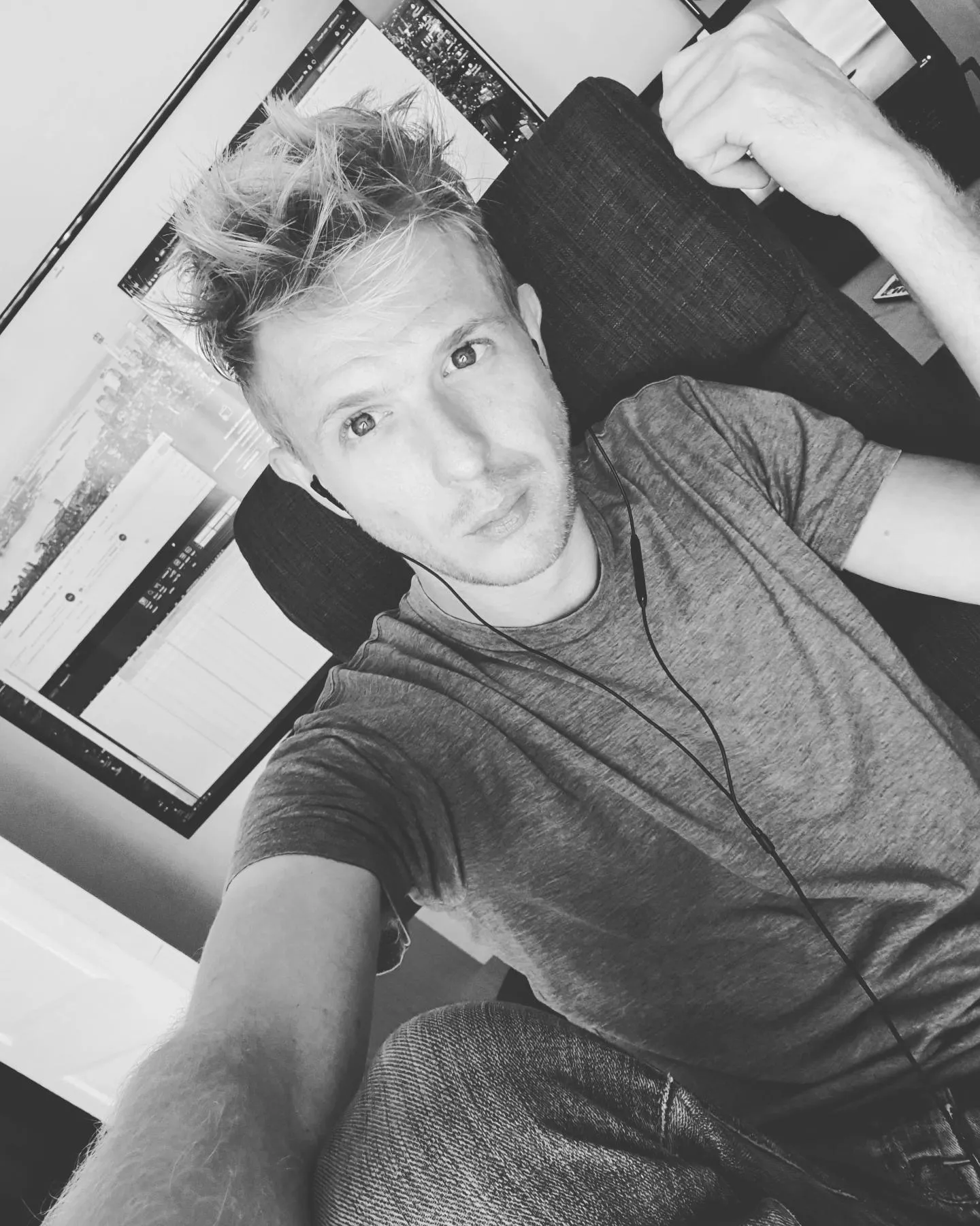 Hair gone wild he he