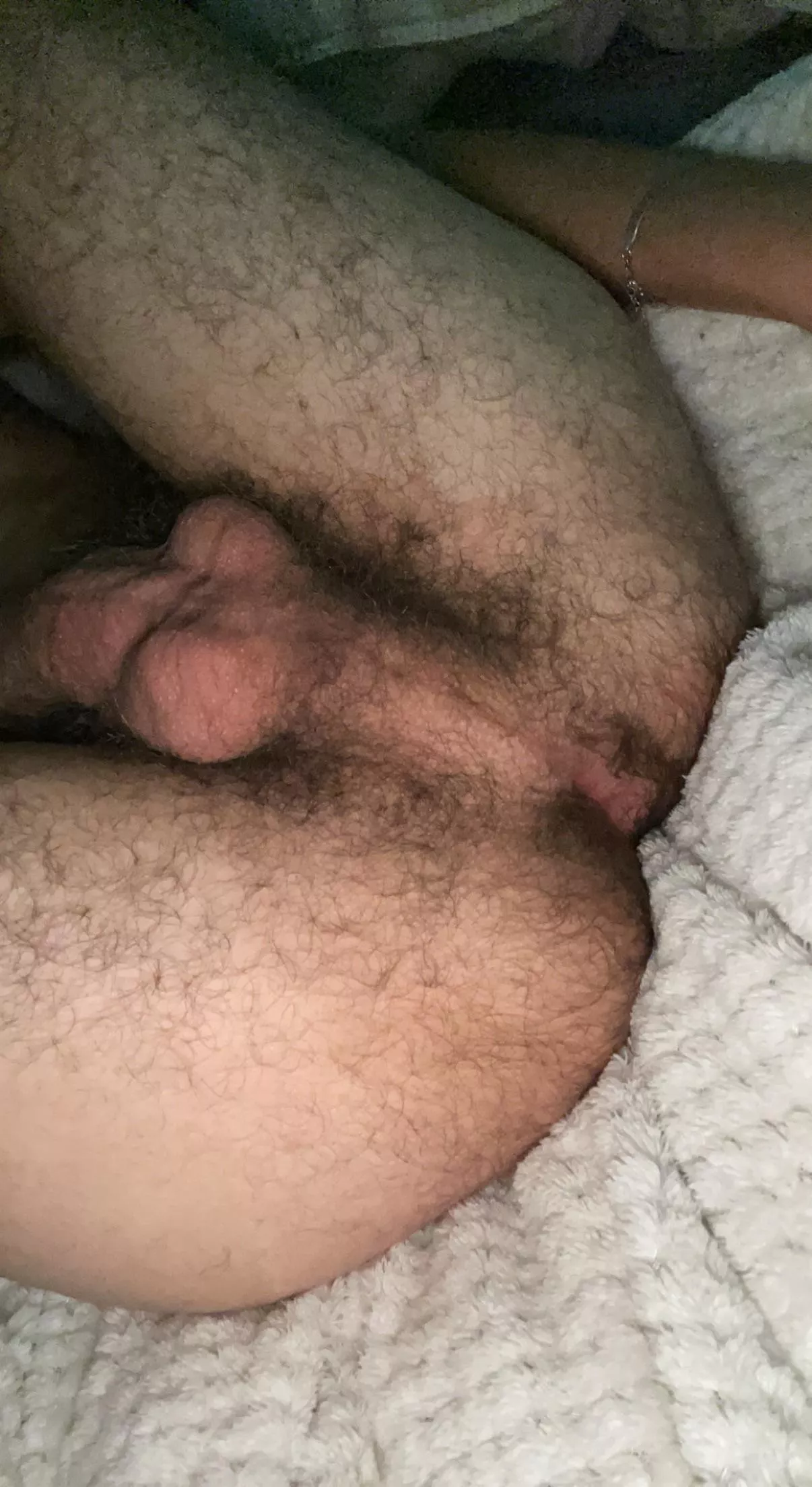 Hairy boy ass