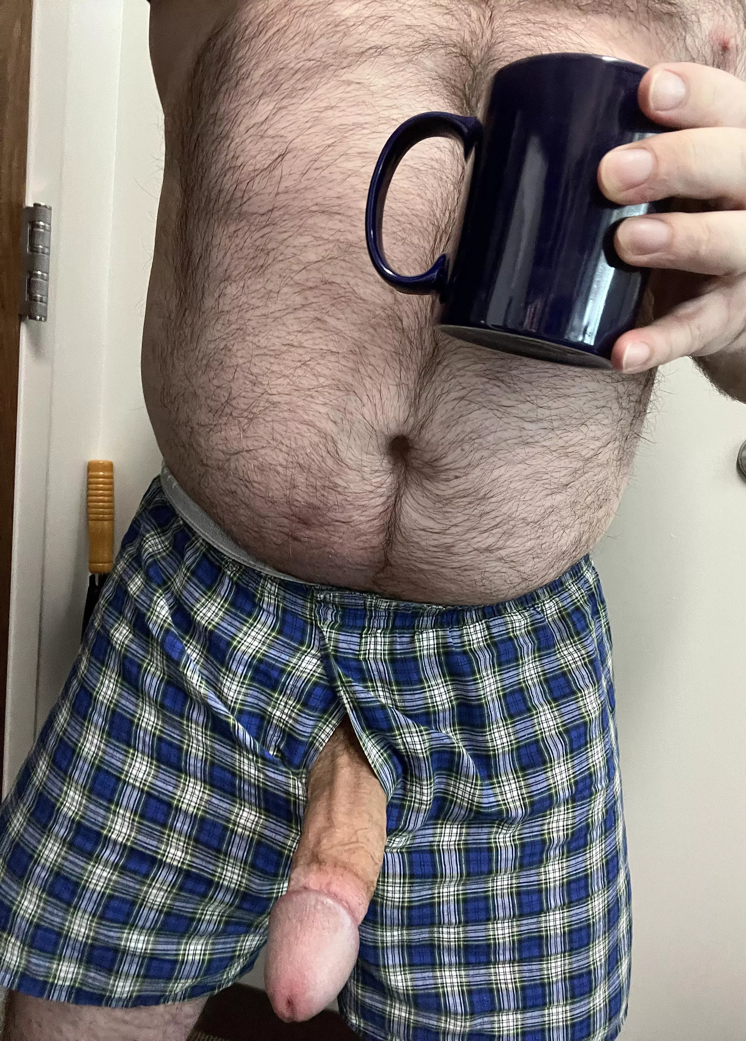 Half way through the day, some work done, gym done, and now changing before more work. Hopefully this cup gets me to the tequila later. Anyone want to stop by for a taste?