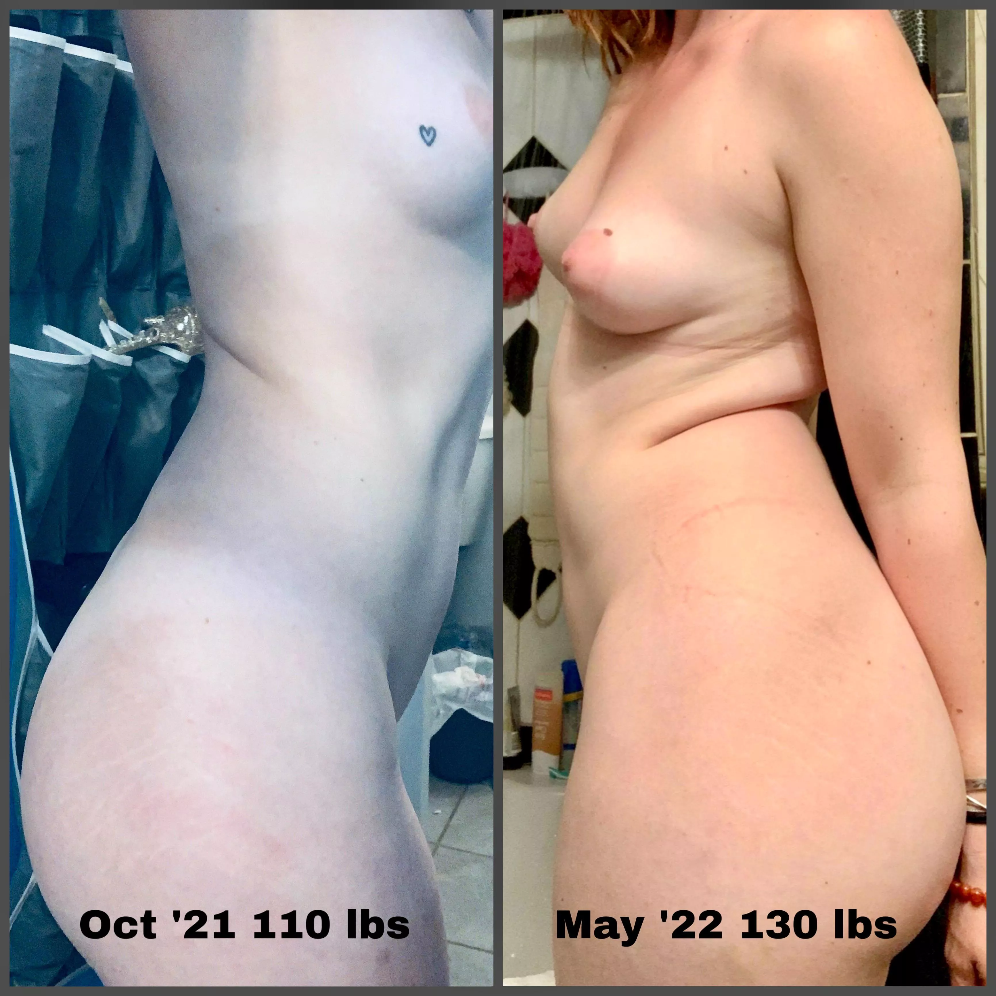 Halfway to my goal weight and in love with my body