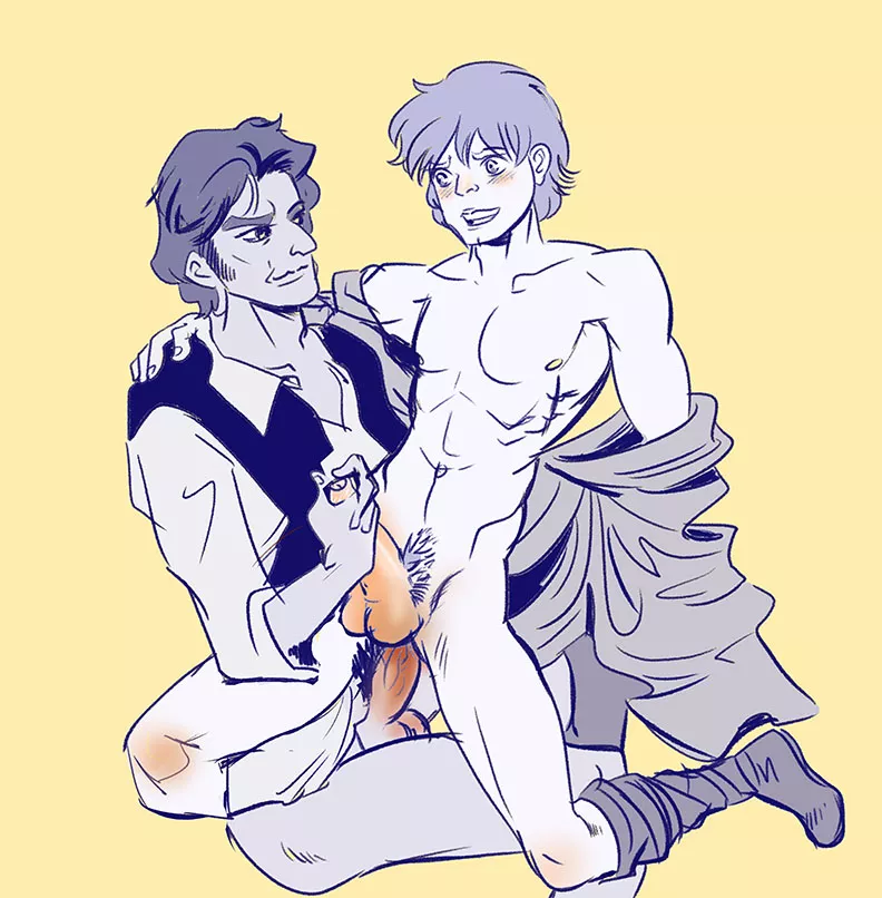 Han and Luke (no clue artist)