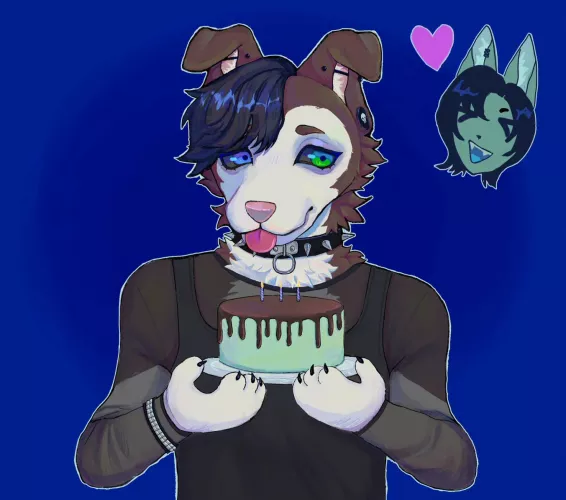 happy bday to me!! :D art by my soulmate u/purinheartz 🤍