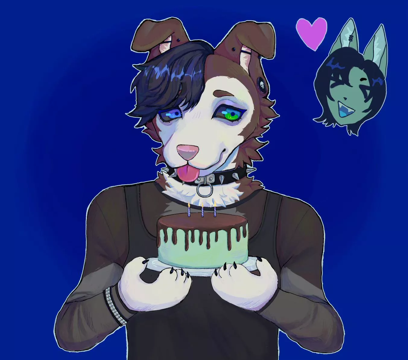 happy bday to me!! :D art by my soulmate u/purinheartz 🤍