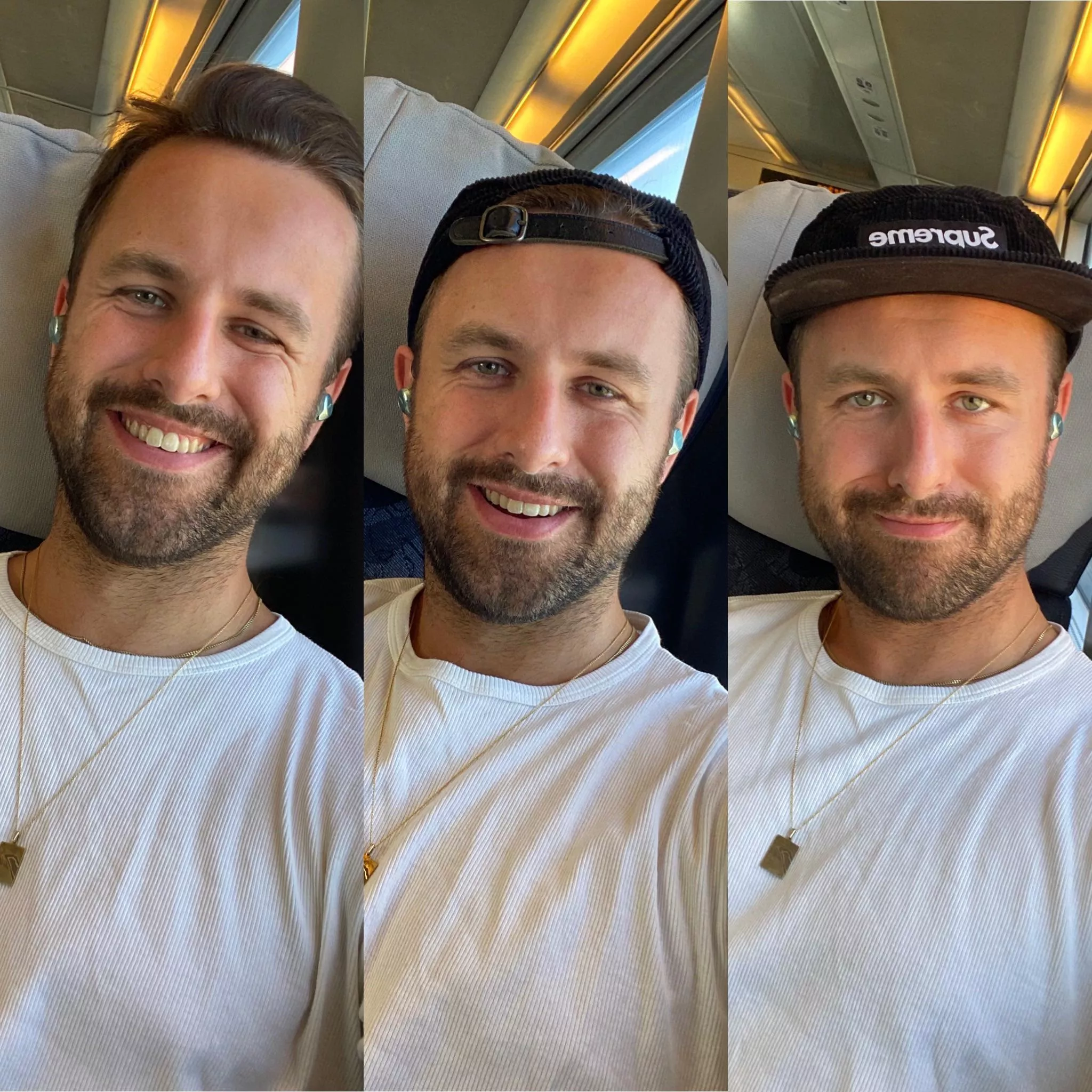 Happy Friday! 🥳 I’m off to see my parents. I’ve started to wear a cap occasionally, does it look good? If yes. Which way? 🧢