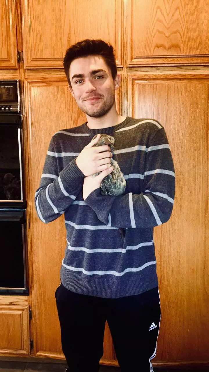 Happy Monday from my Chinchilla and I