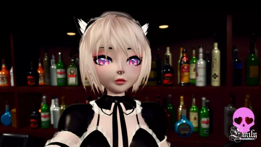 Happy new week with the beautiful vampire queen, we haven't played together for a long time🖤 https://chaturbate.com/emyliveshow