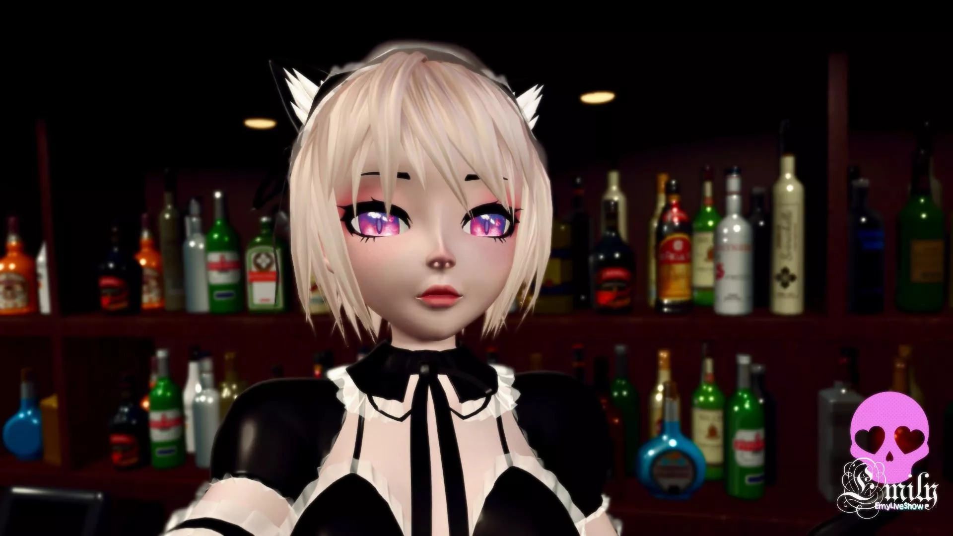 Happy new week with the beautiful vampire queen, we haven't played together for a long time🖤 https://chaturbate.com/emyliveshow