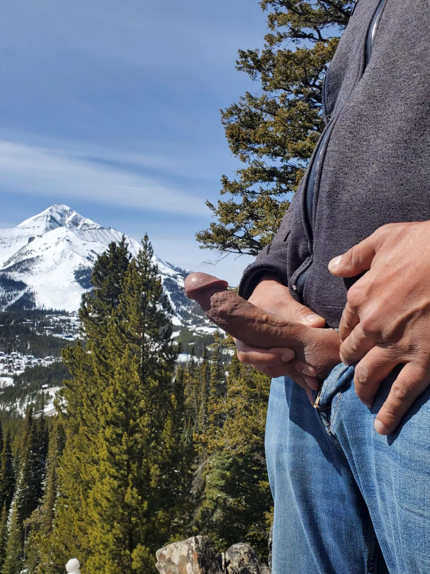 Hard wood on a hike.