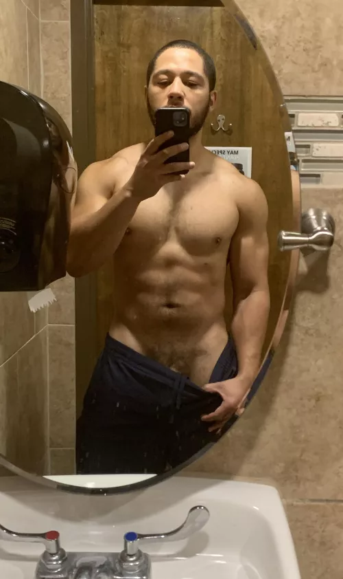 Have some fun with me in the gym bathroom?