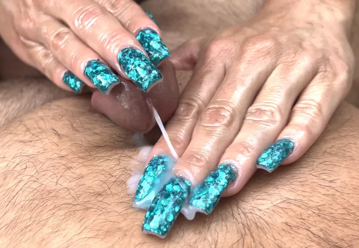 He has to have NAILS or he gets grumpy. 💦