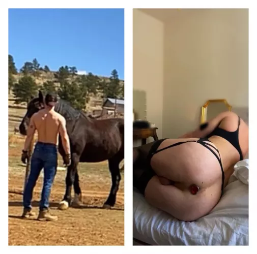 He may seem alpha but in the bedroom he's a sissy cuck