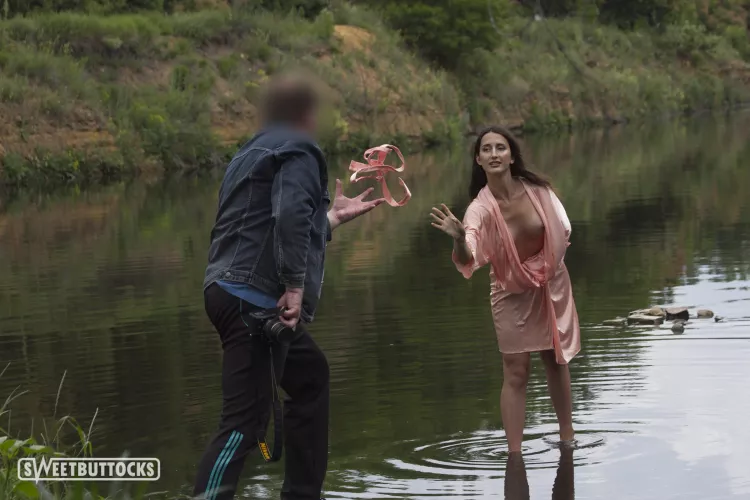 He noticed that my robe was open!