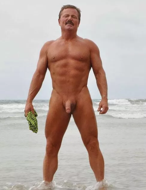 He took his Speedo off He took his Speedo off
