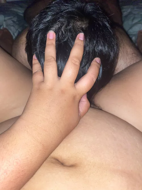 Held his head there until I came over and over and over 🤤