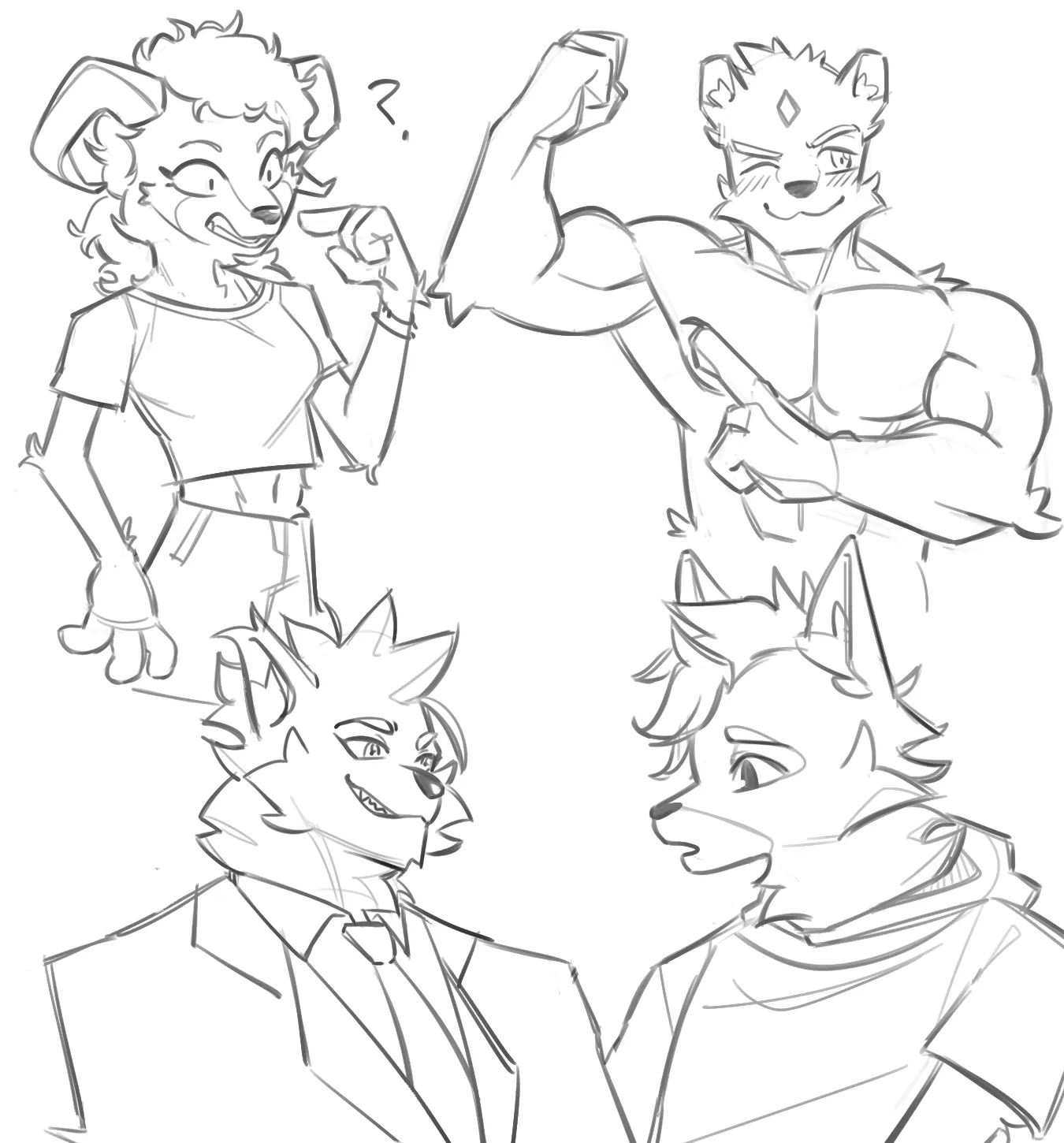 hello! little bored rn so send me your oc's and I'll sketch them! (art by me)