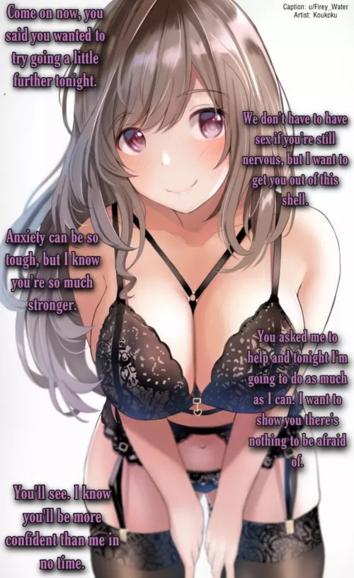 Helping you overcome some anxiety. [Wholesome] [No Sex]