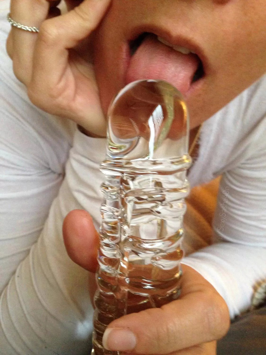 Here I am sucking your cock. Now…do you surprise me with your cum shot or tell me right before?