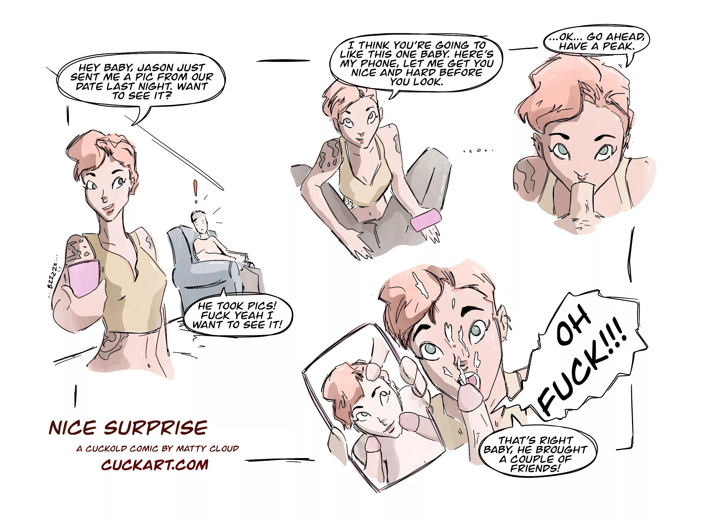 Here’s a cute little comic I made for you cucks. I hope you like it.