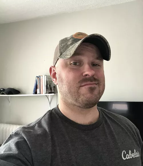 Hey bros, here’s what I look like (almost) clean shaven. 🪒 What do you think?