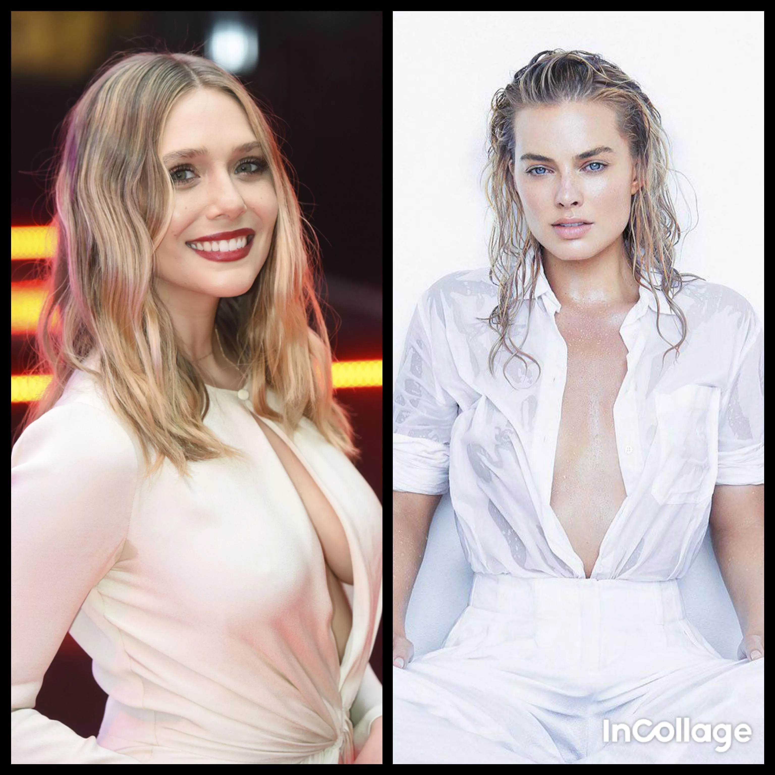 Hey, please milk me as Elizabeth Olsen or Margot Robbie. They got me so hard this morning