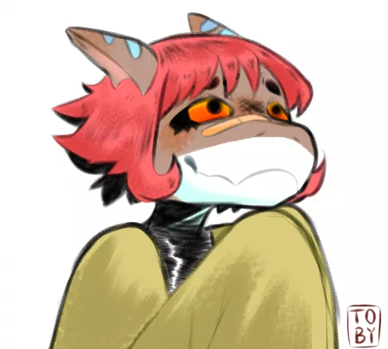 hi. I'm new to furry art! (this is my shark oc Midas [digital by me])