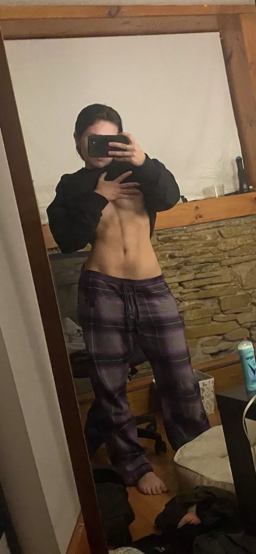 Hidden underneath my baggy clothing π