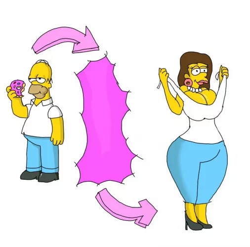 Homer , um... MRS. Simpson doesn’t want to eat anymore, now he wants someone to fuck him💗
