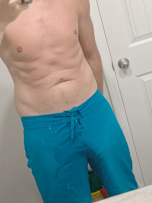 Hopefully it wasn’t too noticeable at the pool in my board shorts