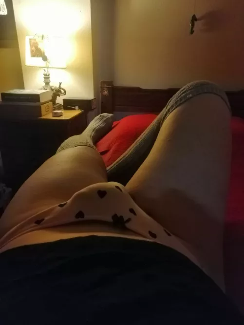 hot girl bulge ready for action