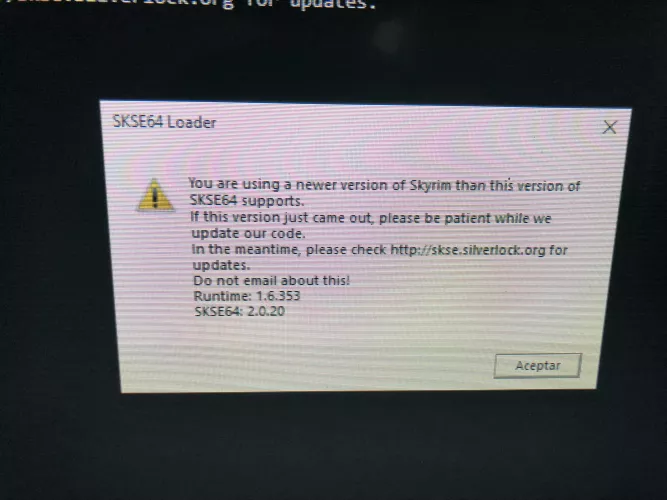 How can I fix this? SKSE for Special Edition is not working.