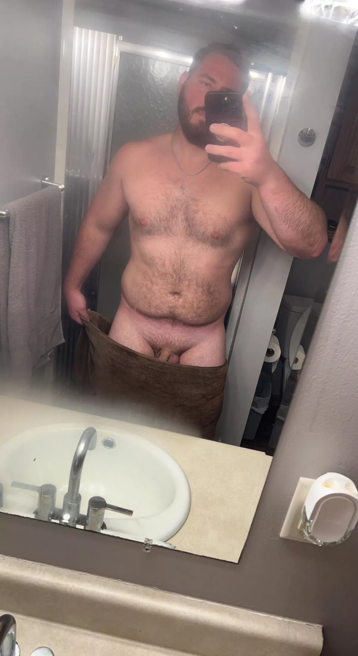 How come no one is here to rip this towel off me?